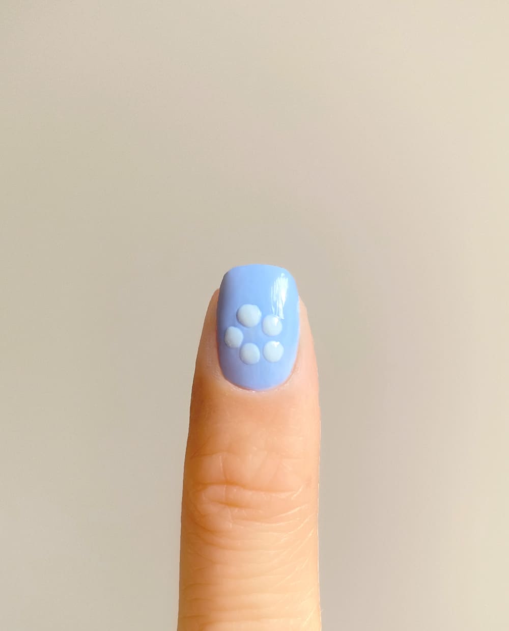 Beautiful female hand with glitter blue nail design Stock Photo - Alamy