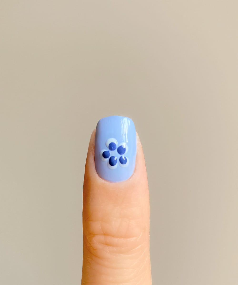The Best 25 Light Blue Nails for 2023 | Cute Manicure | Unhas redondas,  Unhas bonitas, Unhas