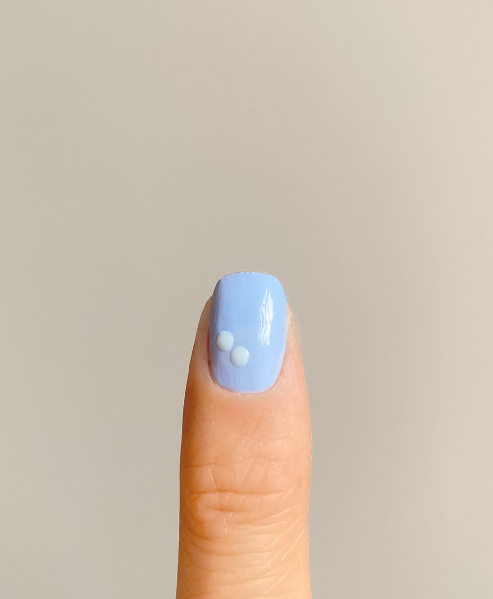 Blue on Blue Flower Nail Art Designs  Fashion Blog