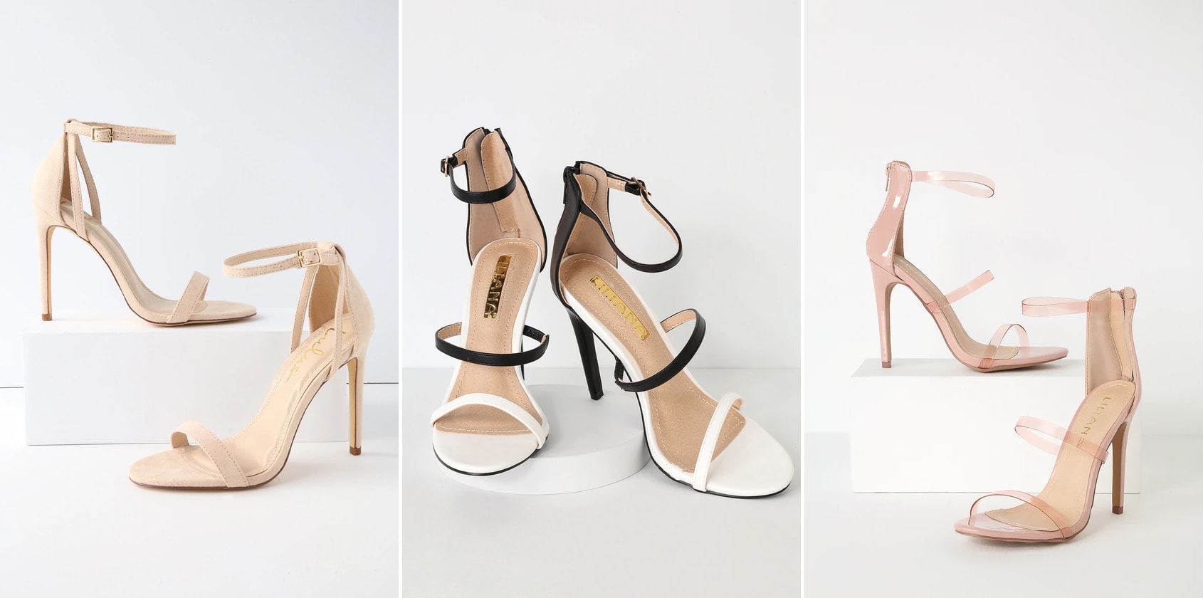 strappy prom shoes