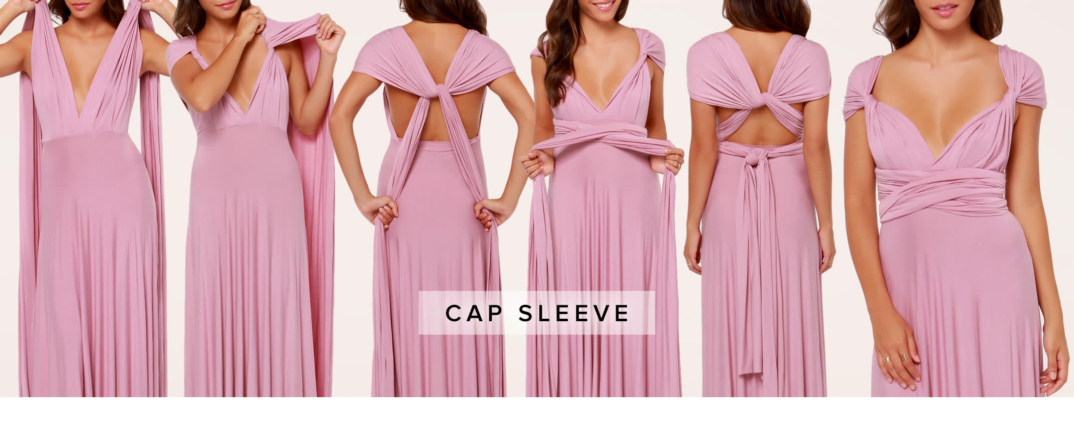 ways to wear convertible bridesmaid dress