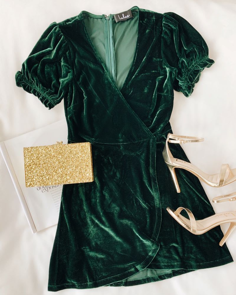 velvet clothing dress