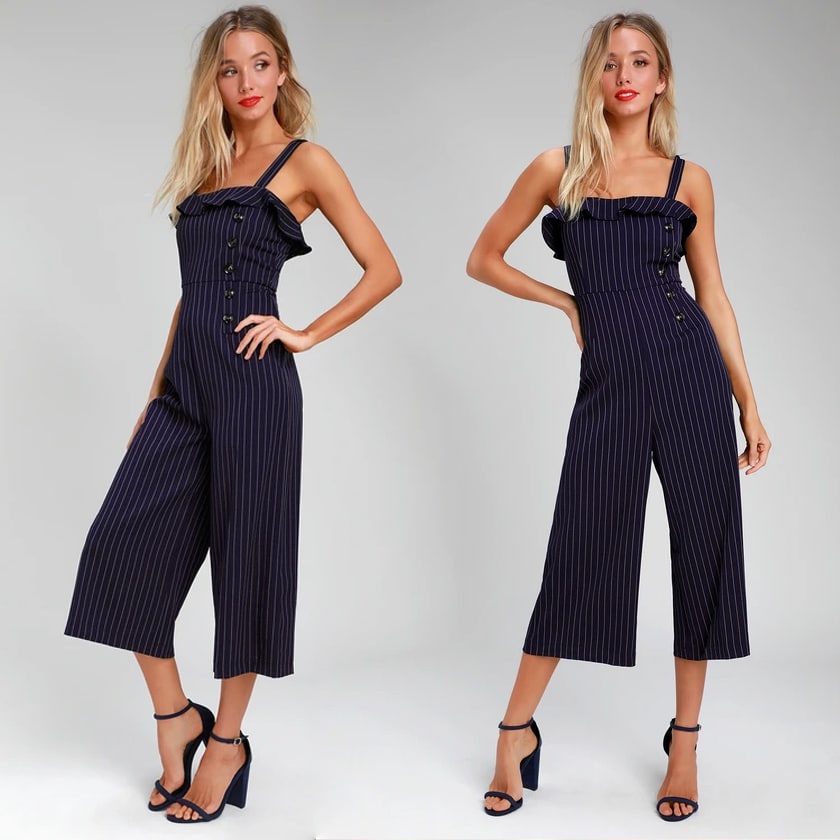 ruffle jumpsuit - lulus blog