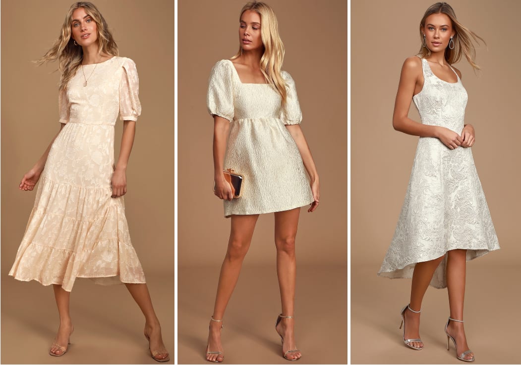 engagement party outfit for bride