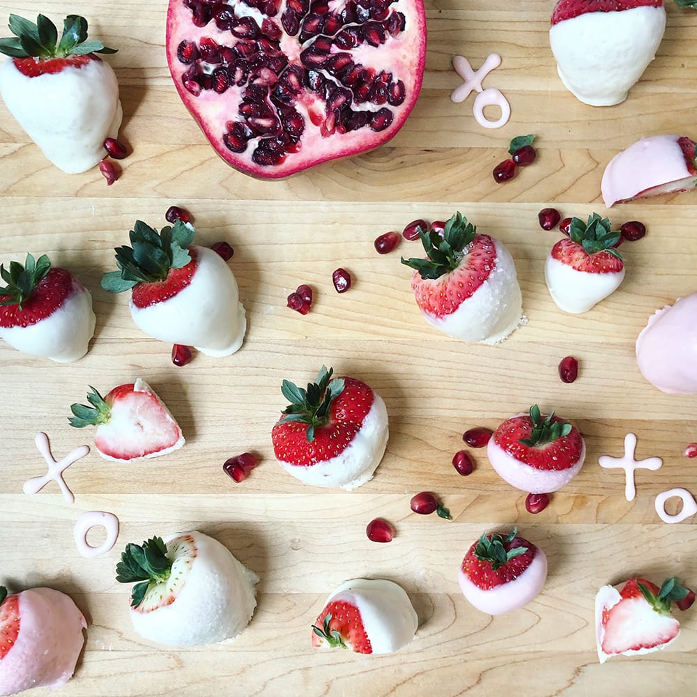 Frozen Greek YogurtDipped Strawberries Recipe Fashion Blog