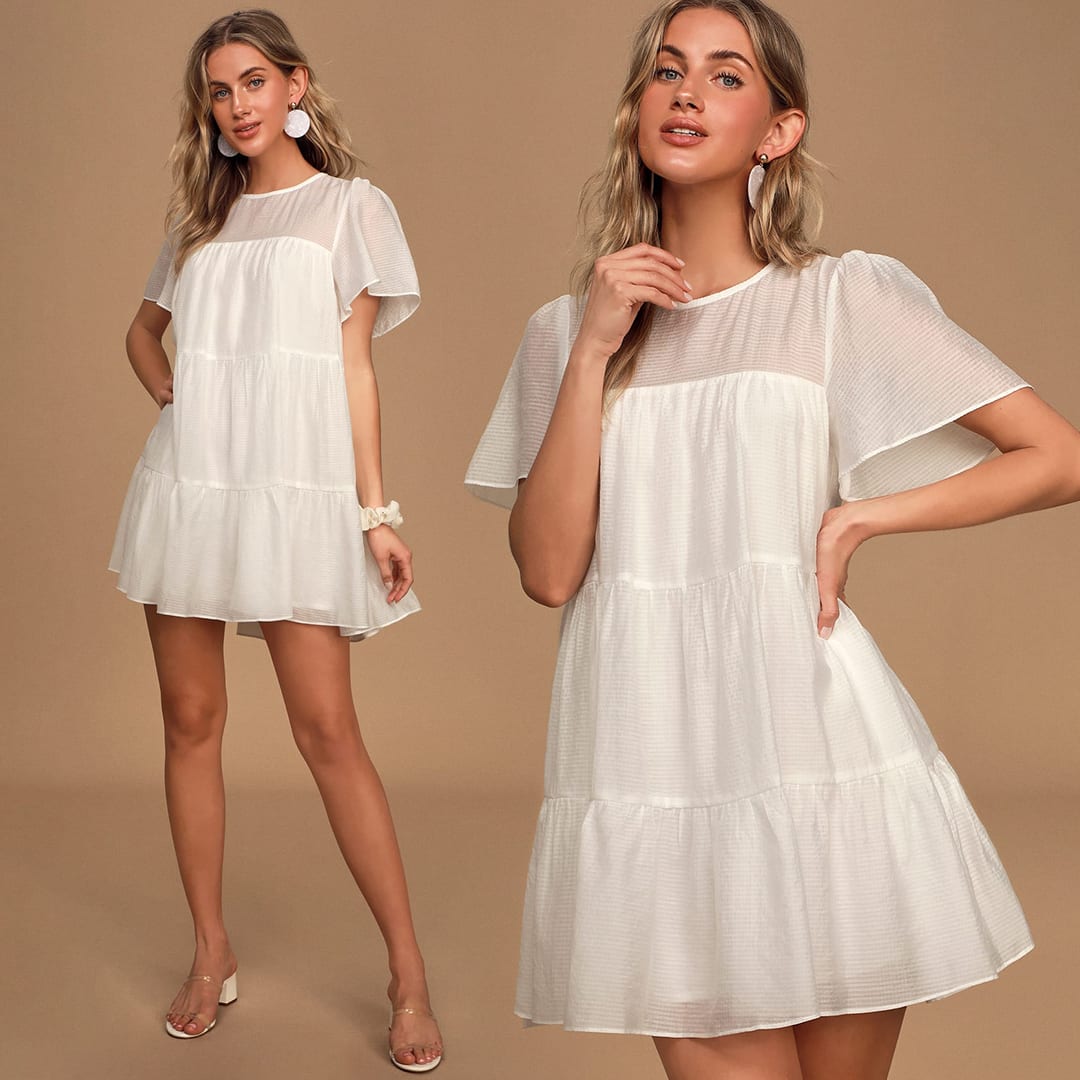 white spring dresses 2019