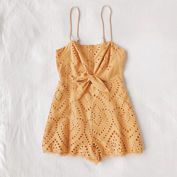 orange festival outfit