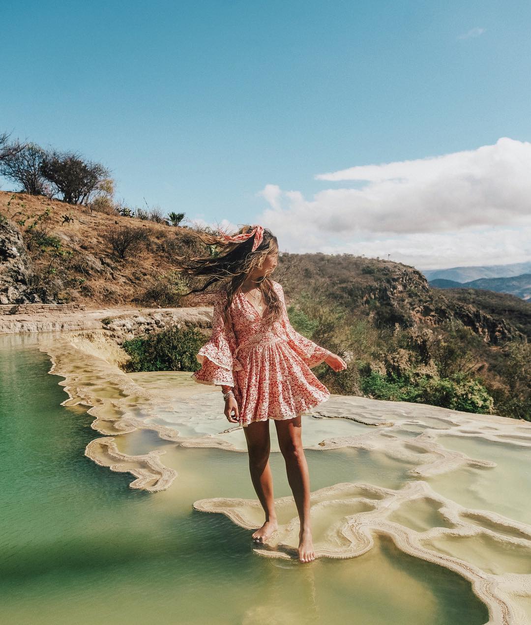 cliffside image of girl image for zero waste for beginners