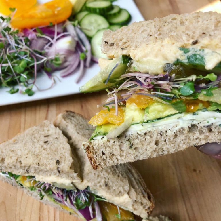 The Perfect Healthy Veggie Sandwich Recipe - Lulus.com Fashion Blog