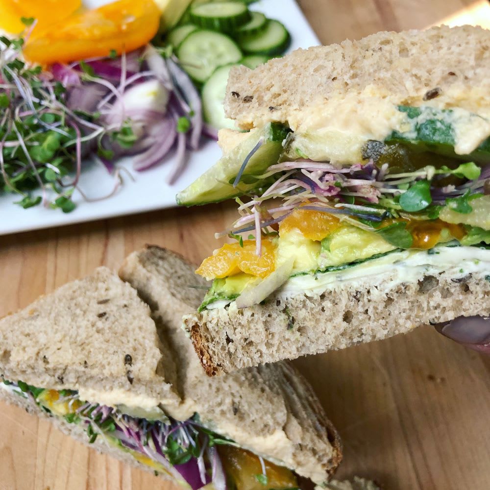 healthy mother's day veggie sandwich - healthy mother's day recipes- mother's day meals