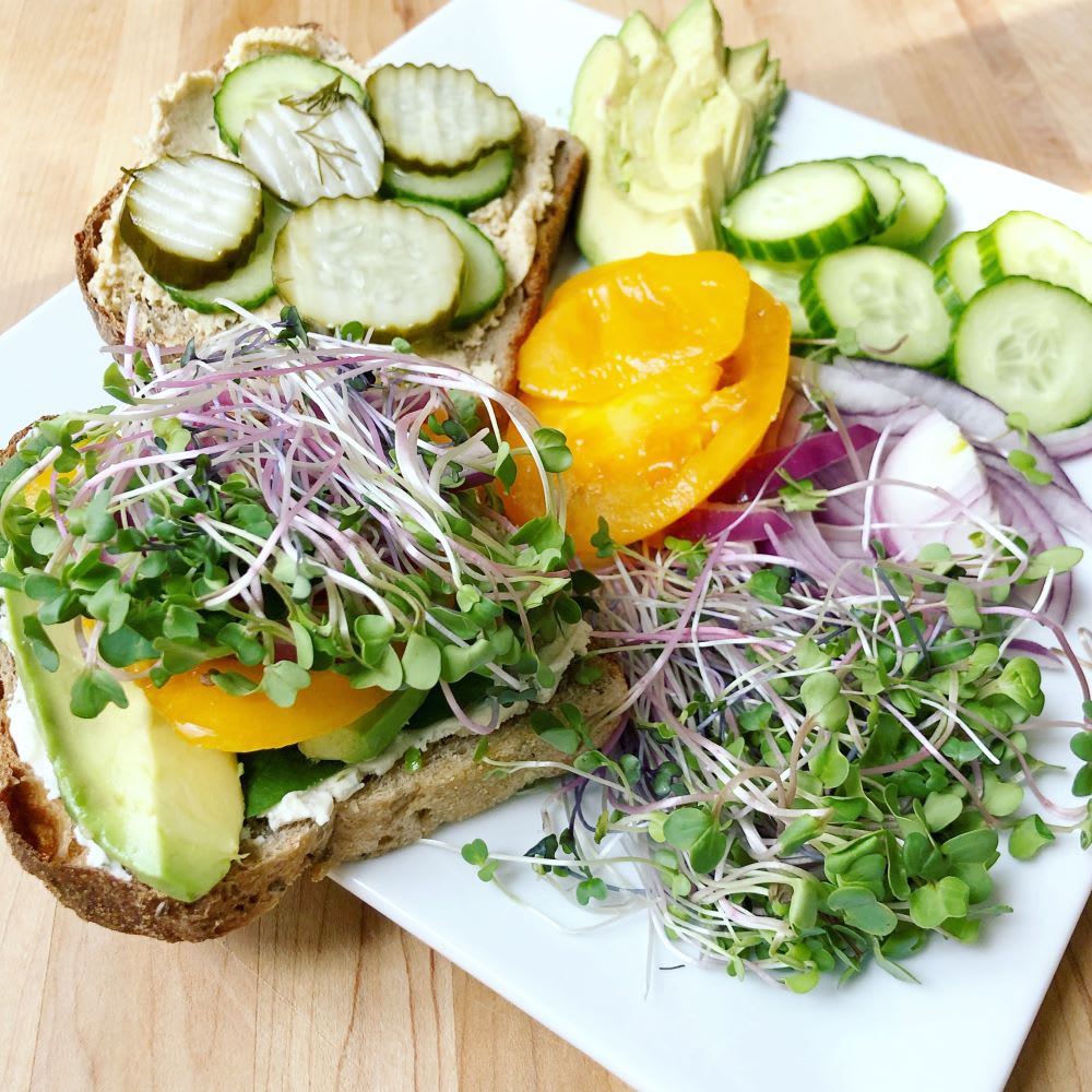 healthy mother's day veggie sandwich - healthy mother's day recipes- mother's day meals