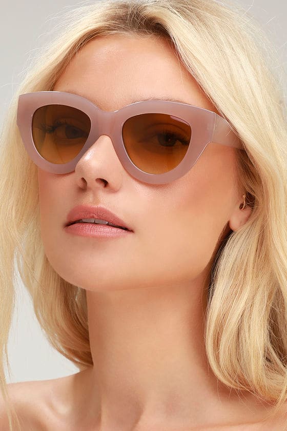 taupe cat eye sunglasses from lulus: how to pick sunglasses for your face shape : sunglasses for your face shape- how to choose sunglasses for your face- how to find the perfect sunglasses -how to find perfect sunglasses for your face- how to find the perfect sunglasses for your face shape