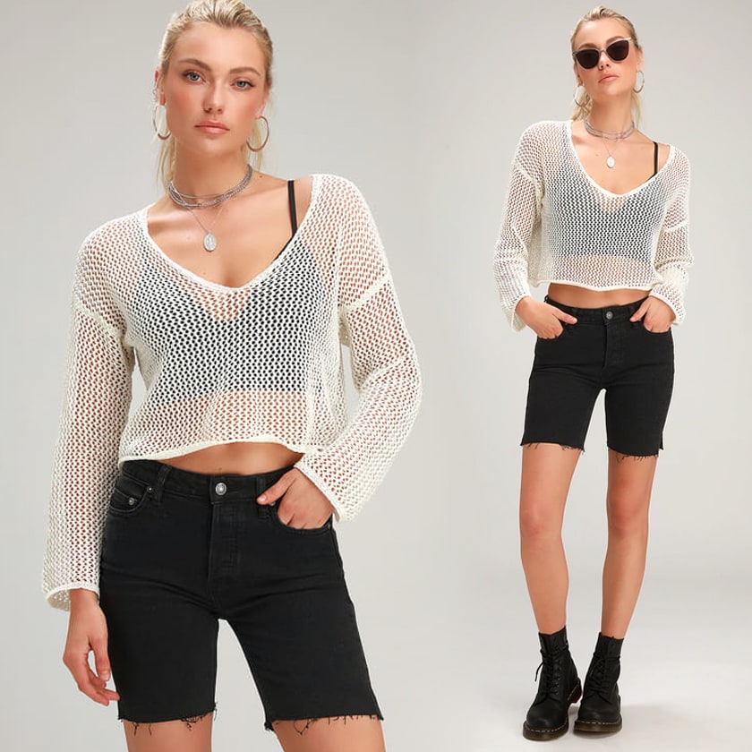 black denim bermuda shorts: long shorts, summer outfits, cute summer outfits, summer clot,hes for women summer style, ladies summer clothes