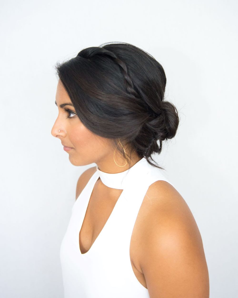 This Stunning Low Bun Hairstyle is Perfect for Your Next Occasion
