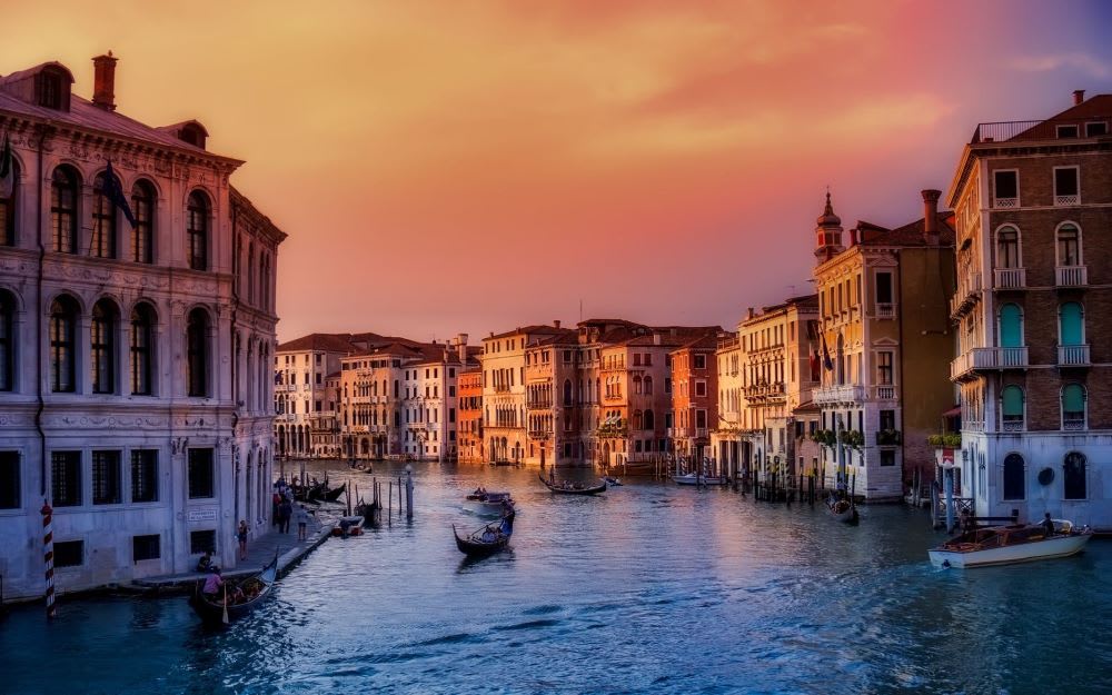 venice canal view as best road trips example