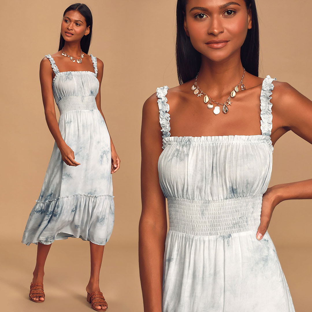 tie dye dress
