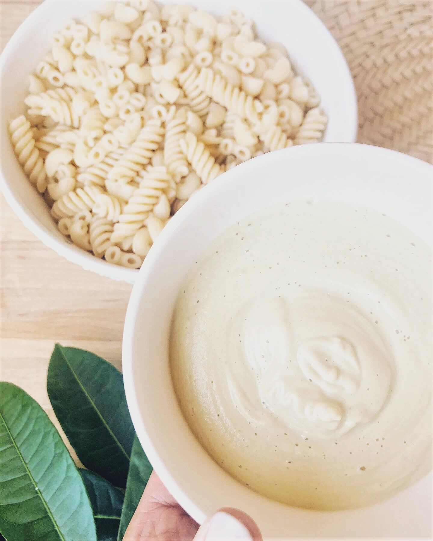 gluten free macaroni pasta and vegan cashew cheese for mac and cheese recipe