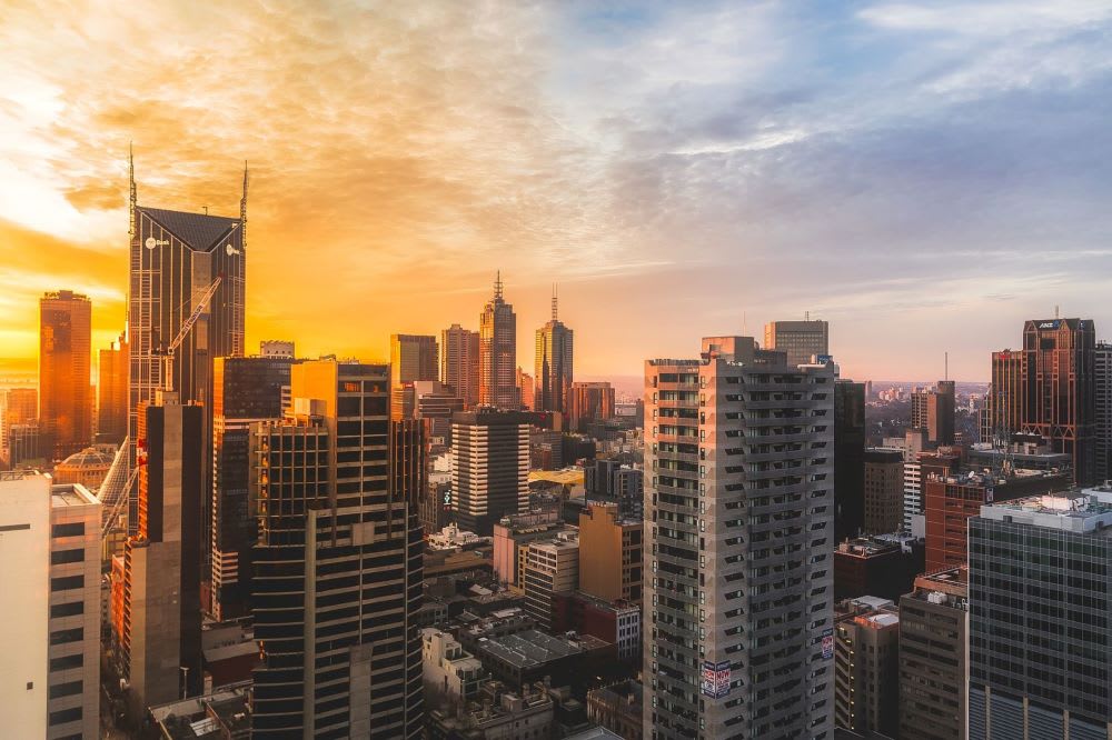melbourne city view for best road trips