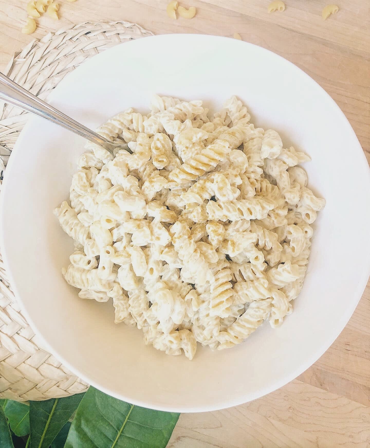 finished vegan mac and cheese recipe 