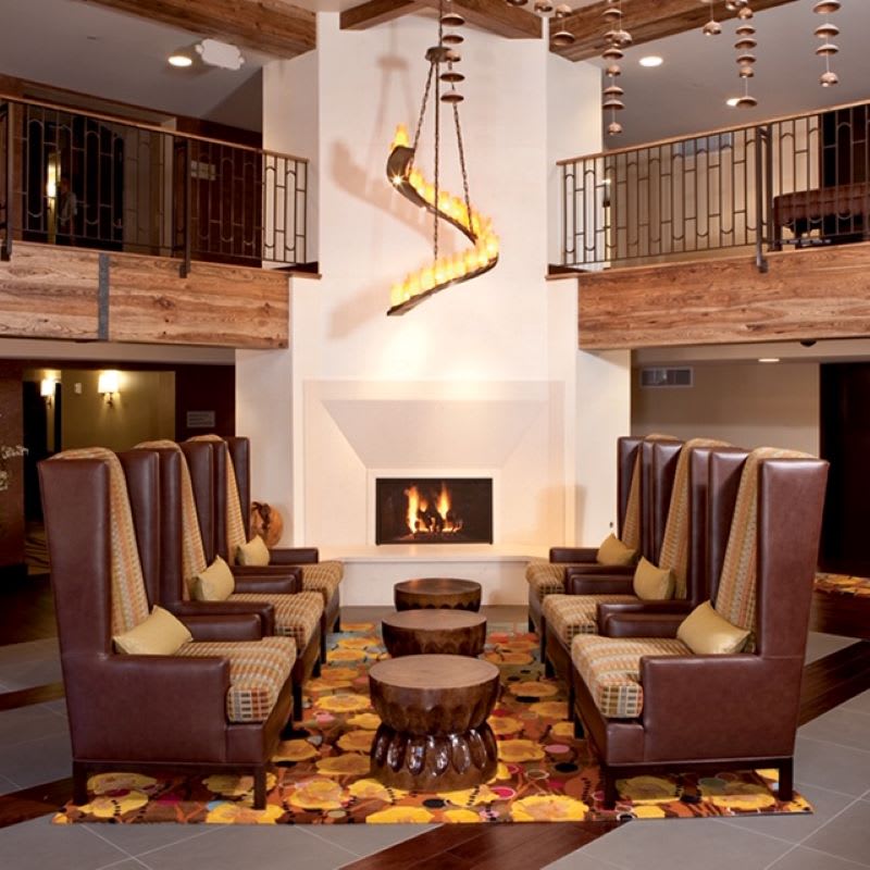 interior of Hotel Corque, one of the best wine country vacations on a budget