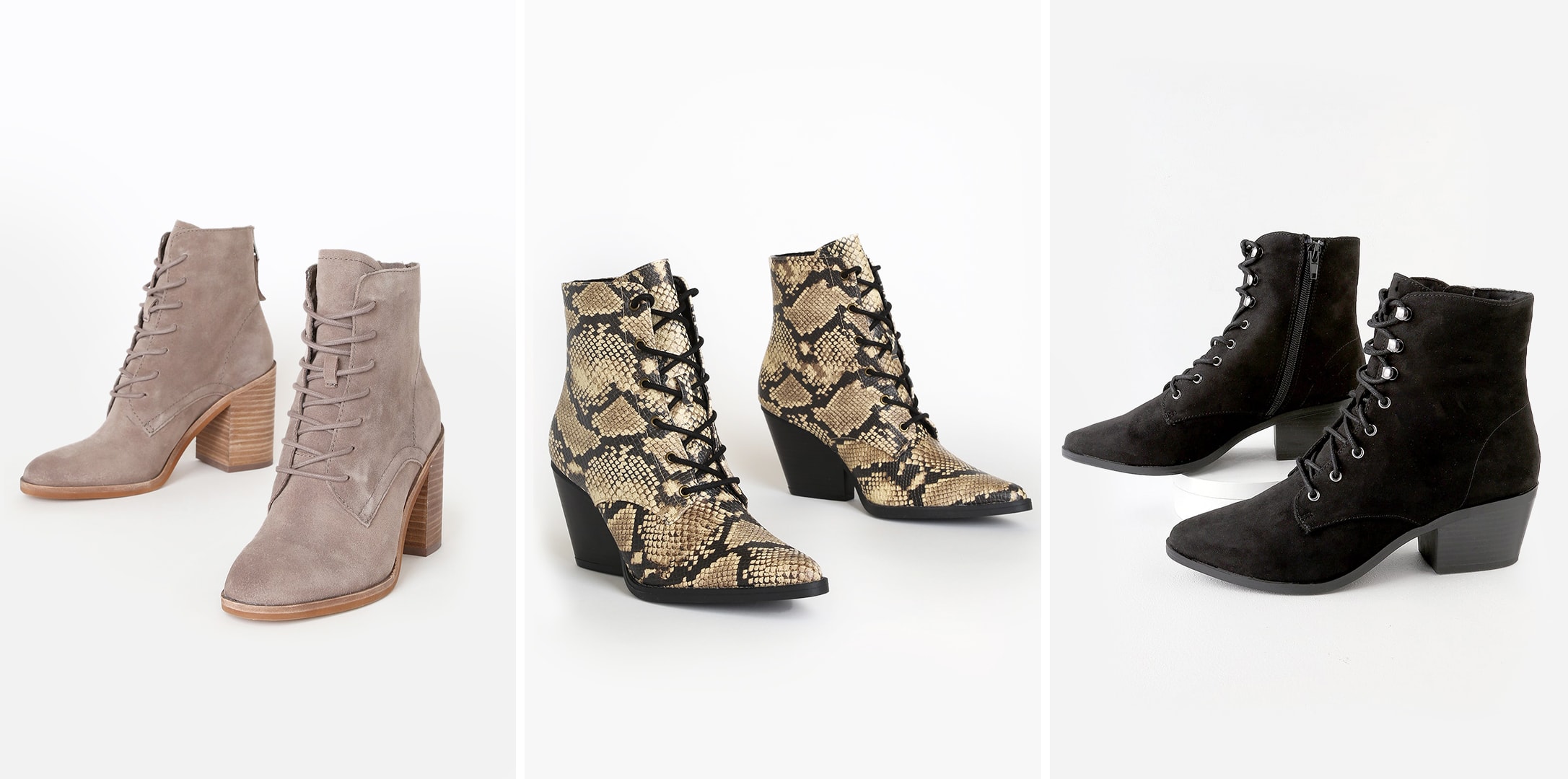 lace up boots fall 2019