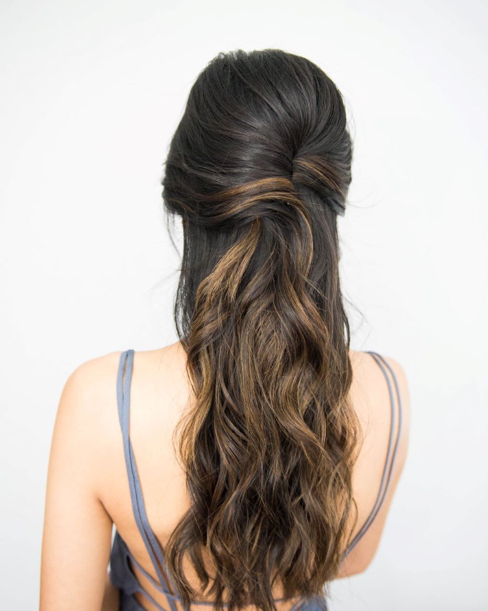 Bridal Hair Tutorial: Stun With a Half-Up, Half-Down Wedding Hairstyle -  Lulus.com Fashion Blog