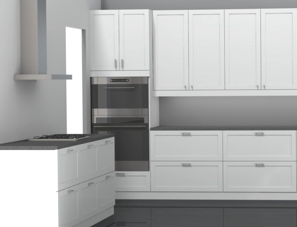 white doors to customize ikea cabinets