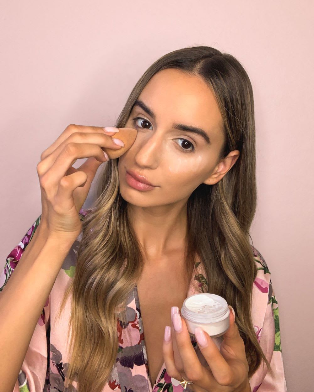 step 3 for wedding makeup for fall brides