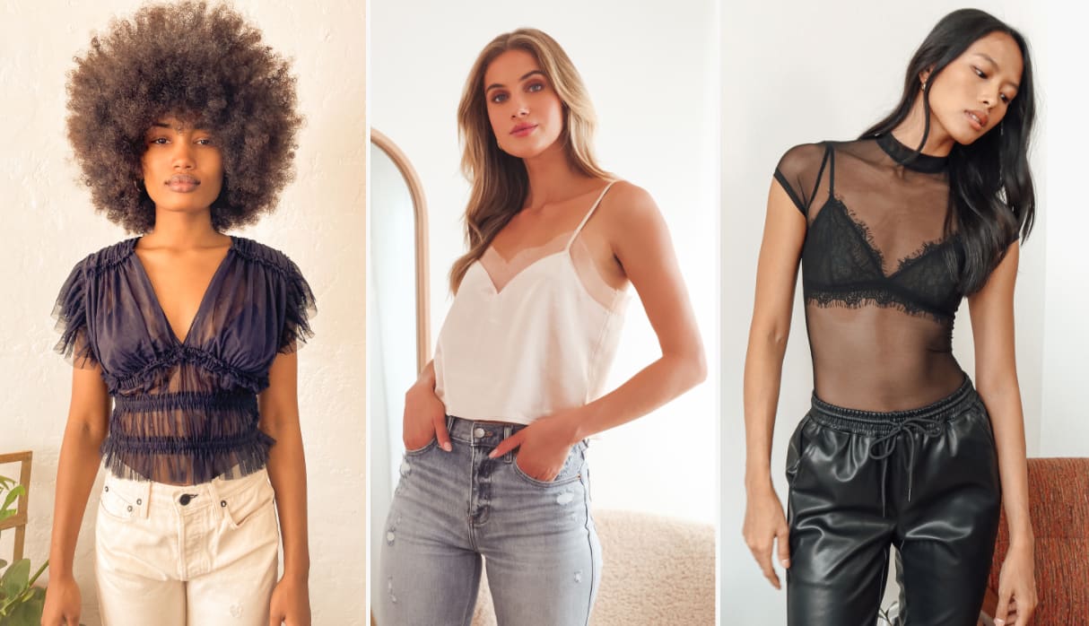 sheer clothing