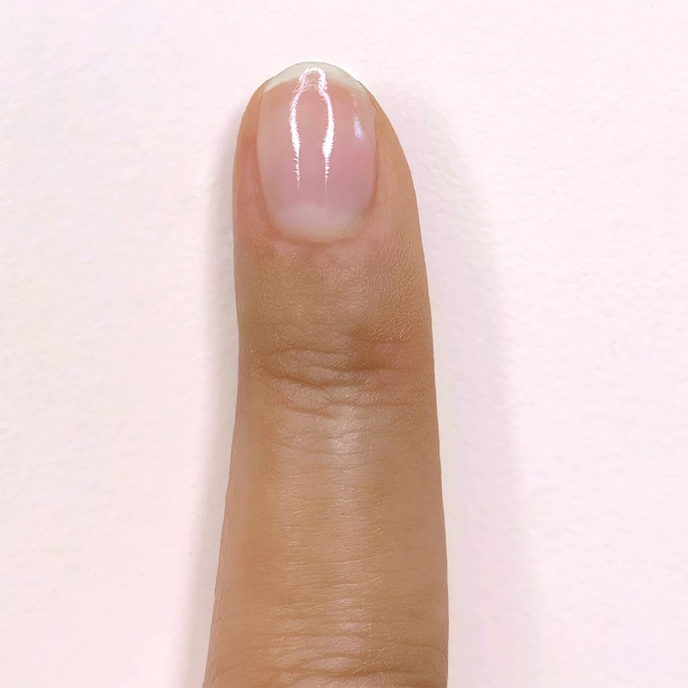 first step of double french manicure