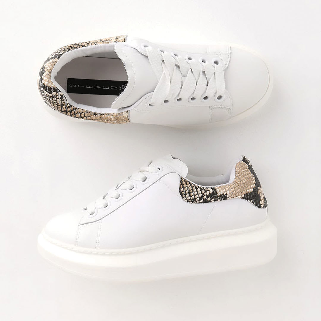 sneakers with snake print detail