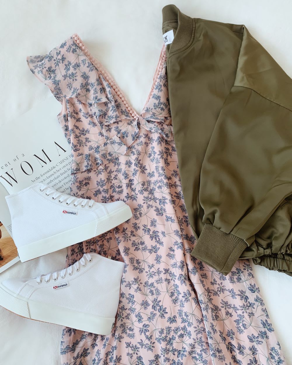 summer dress with jacket