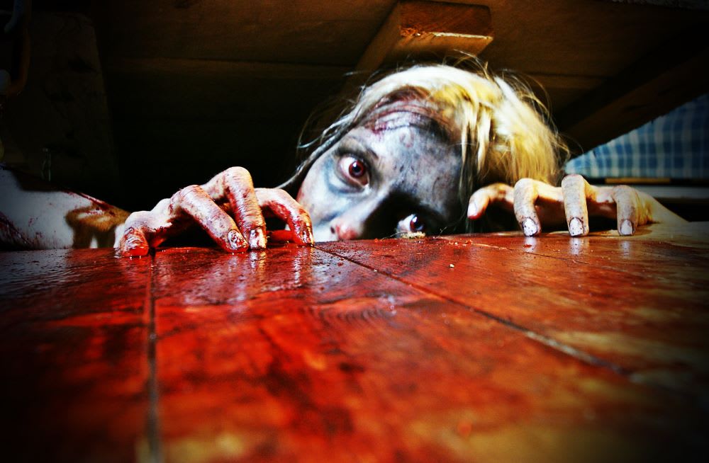 scene from one of the best haunted houses in america, 13th gate