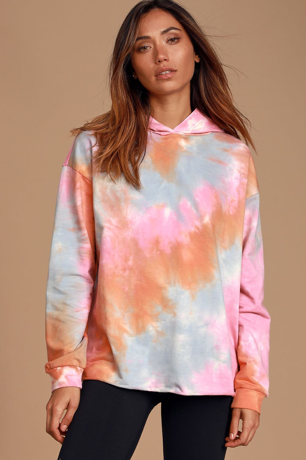tie-dye hoodie as an idea for fall gifts