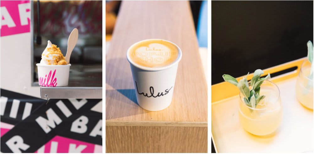 coffee, milk bar, and cocktails at lulus los angeles