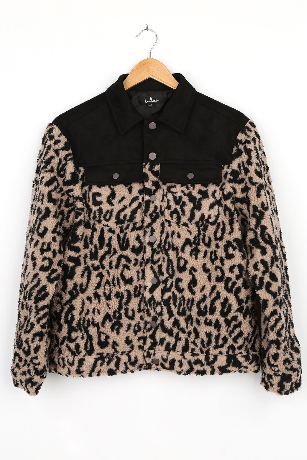 leopard sherpa jacket as a holiday gift