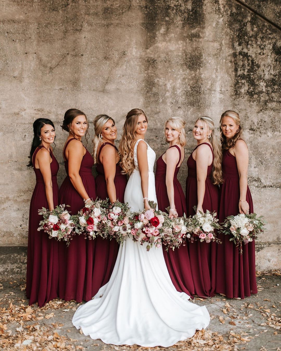 burgundy bridesmaid dresses lulus