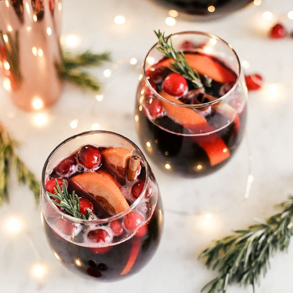 Christmas Sangria Holiday Sangria Recipe Fashion Blog
