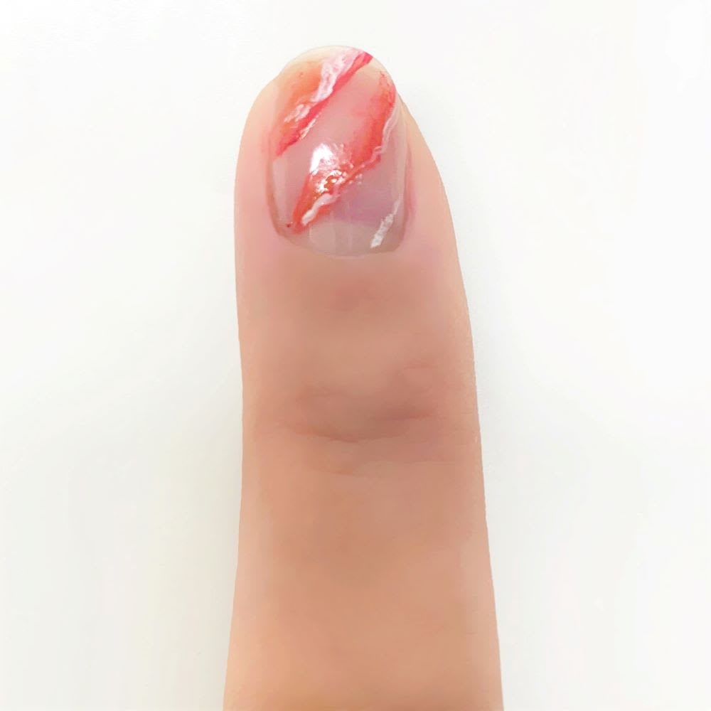 step three of iron quartz nails tutorial
