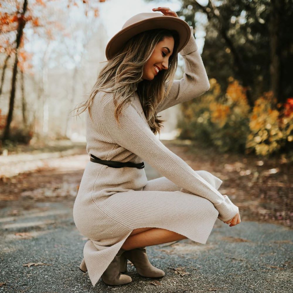 Mercedes Knit Fur Sweater in Cream