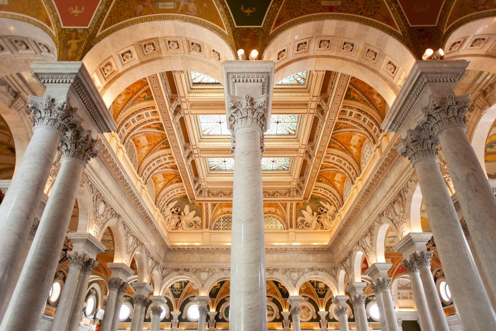 places to take engagement photos: library of congress