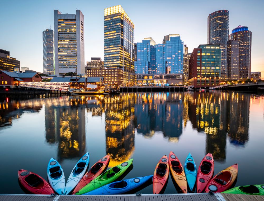 boston seaport district for engagement photos locations
