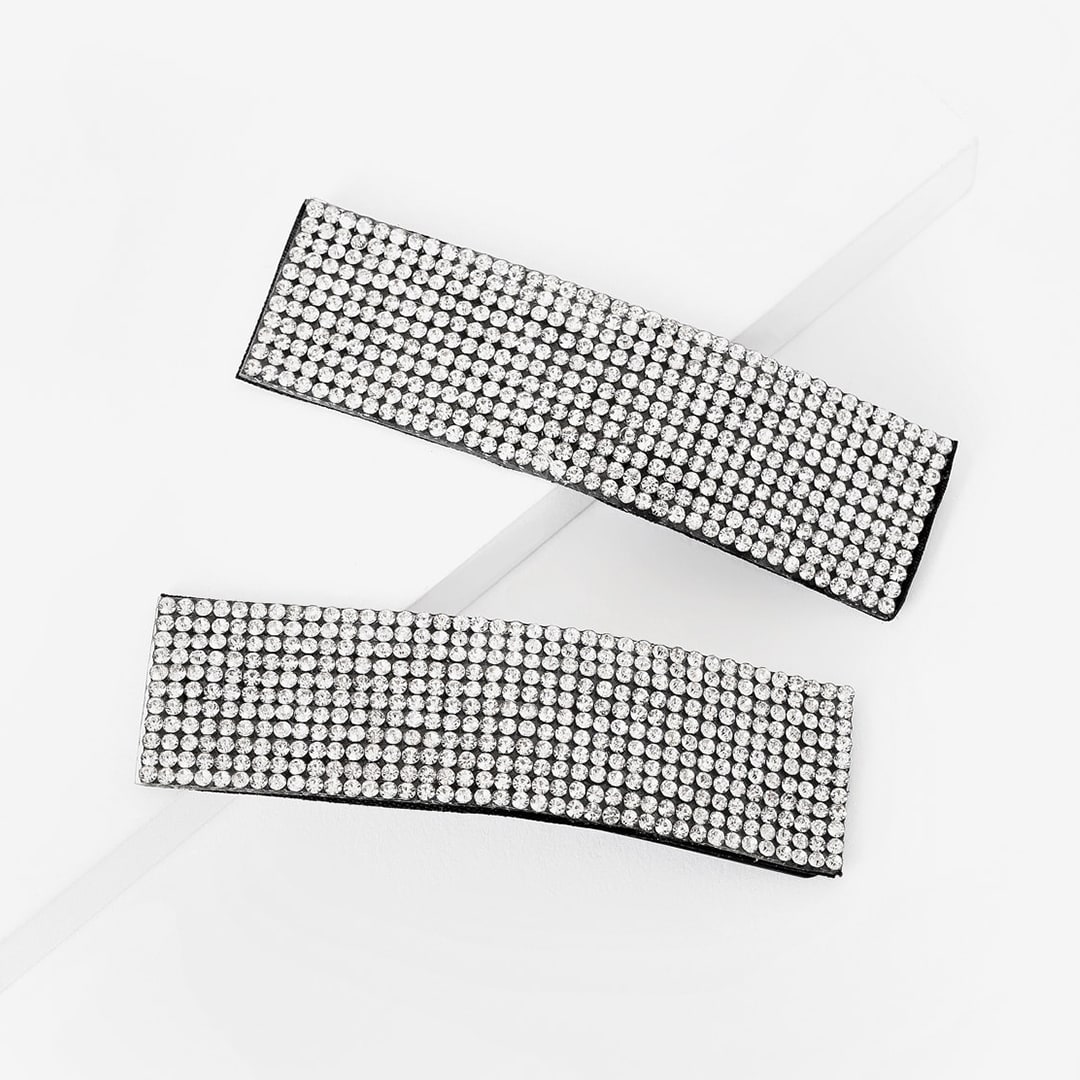 rhinestone hair clips