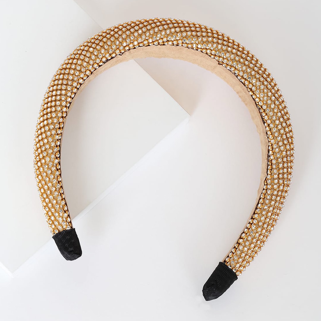 rhinestone padded headband