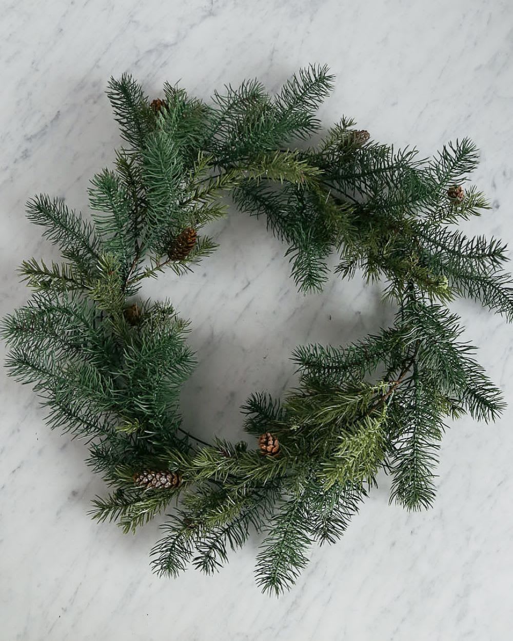 how to make a christmas wreath step 4