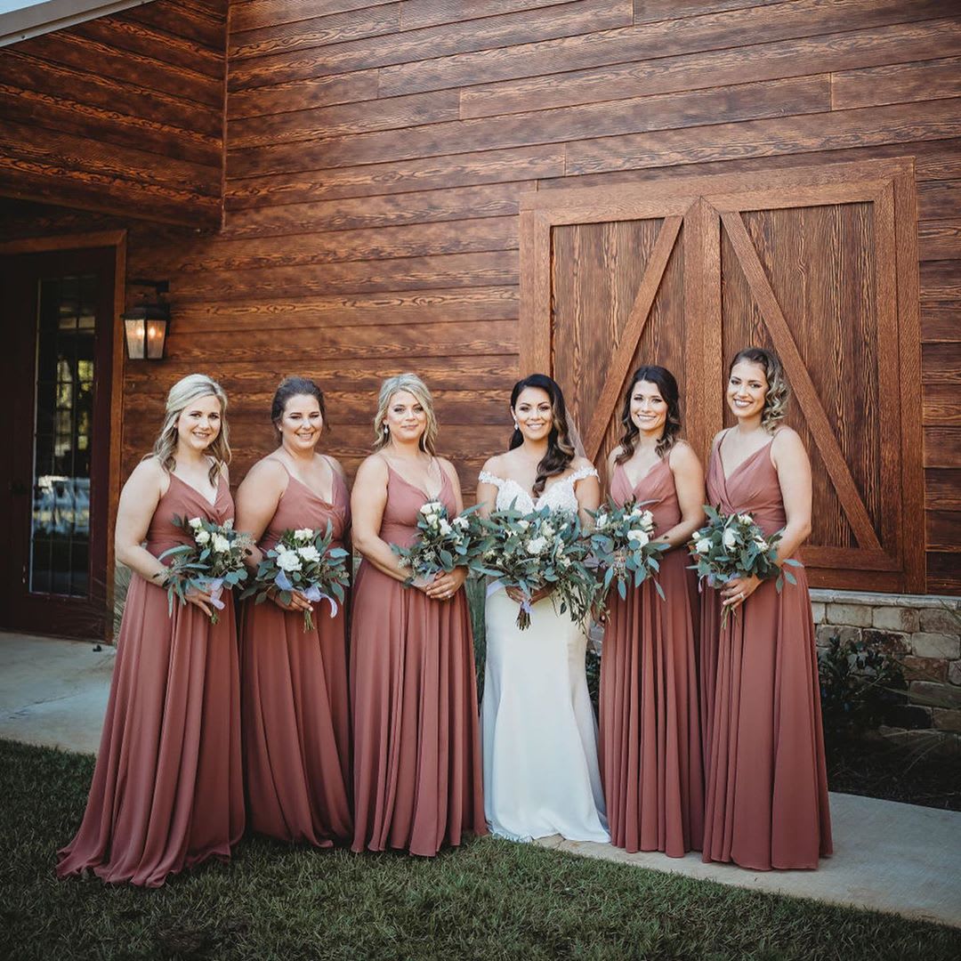 lulus rusty rose bridesmaid dresses