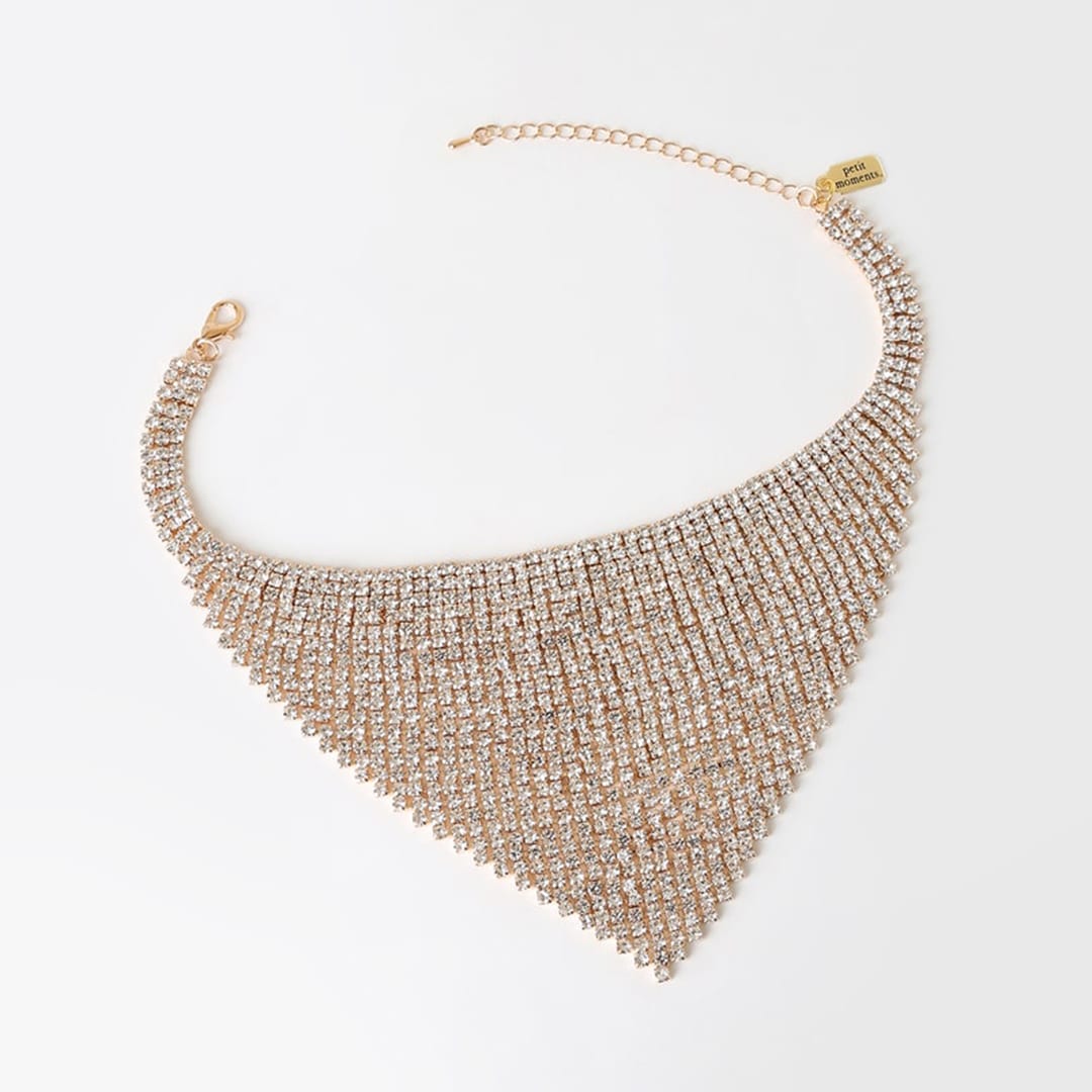 rhinestone necklace