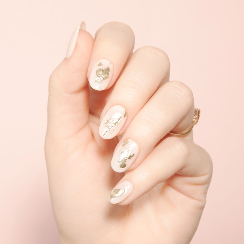 Abstract Nail Art: Gold Nail Designs Tutorial -  Fashion Blog