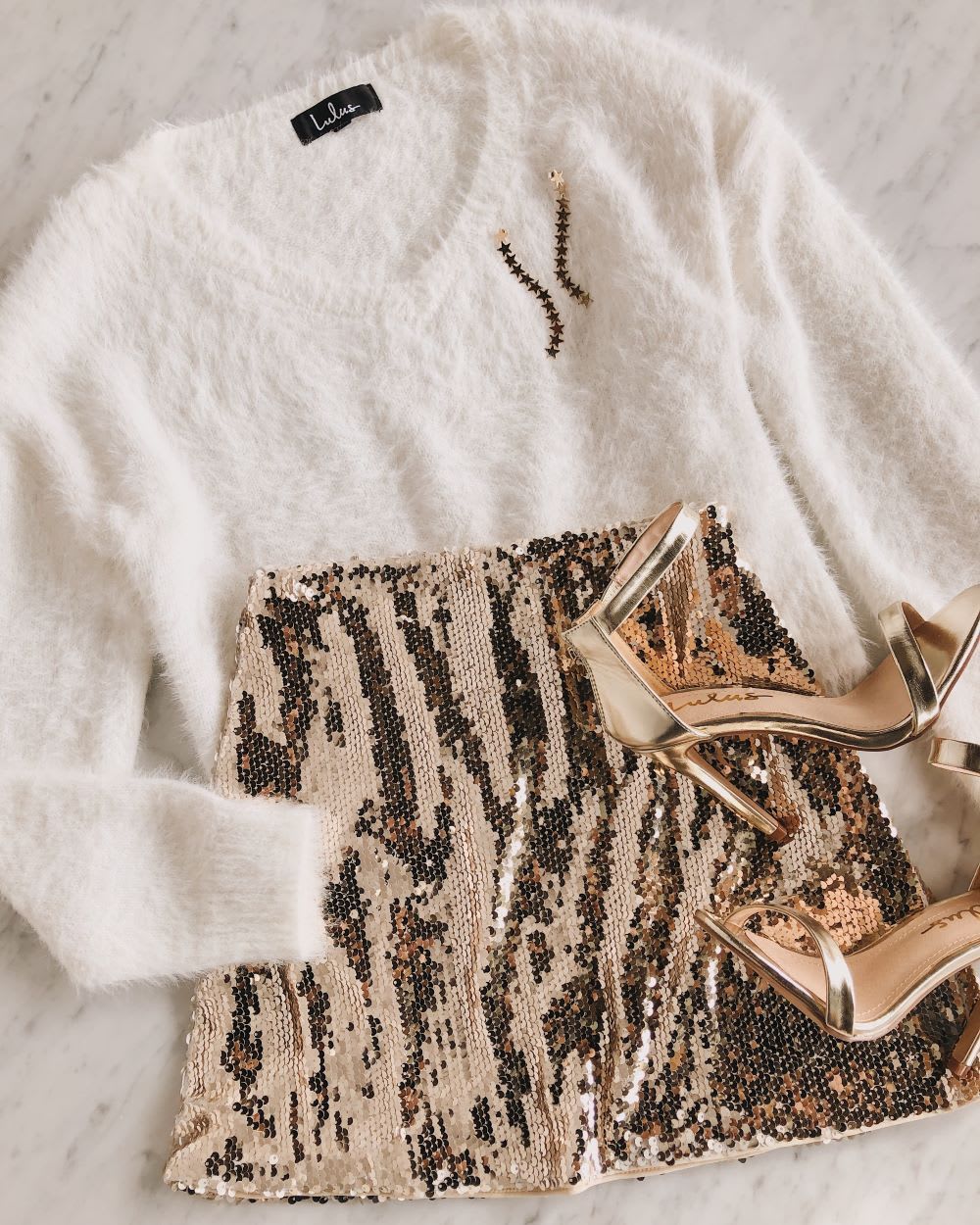 white glitter party dresses