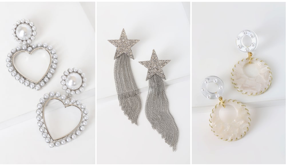statement earrings to personalize bridal style